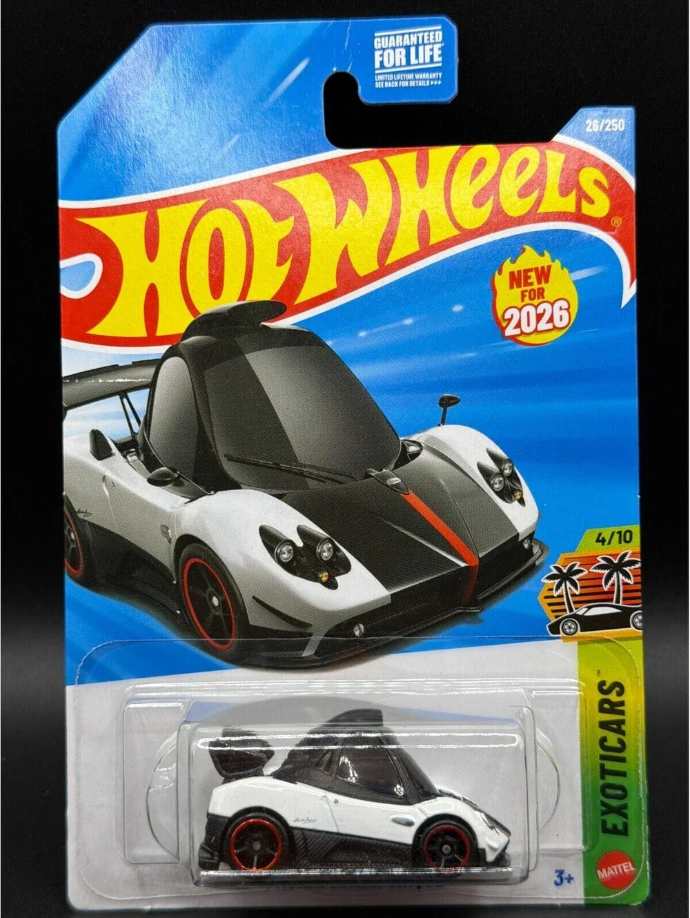 Hot Wheels Tooned Pagani Zonda Cinque Exoticsars 26/250 New 2026 Short Card Vari